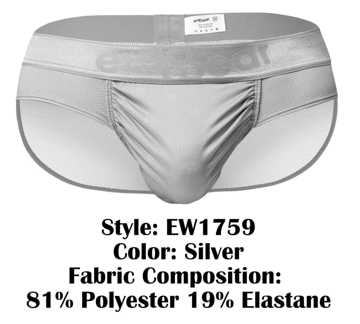 ErgoWear FEEL SE Men's Bikini Brief in Silver – men's briefs