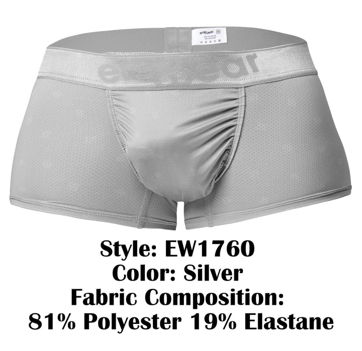 ErgoWear FEEL SE Men's Trunk Underwear in Silver – men's trunks