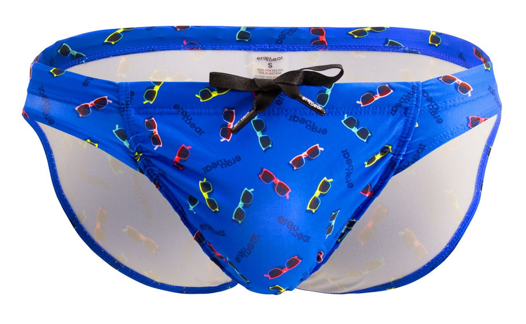 ErgoWear FEEL SW Swim Briefs in Blue Sunglasses – men's swimwear