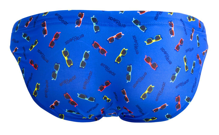ErgoWear FEEL SW Swim Briefs in Blue Sunglasses – men's swimwear