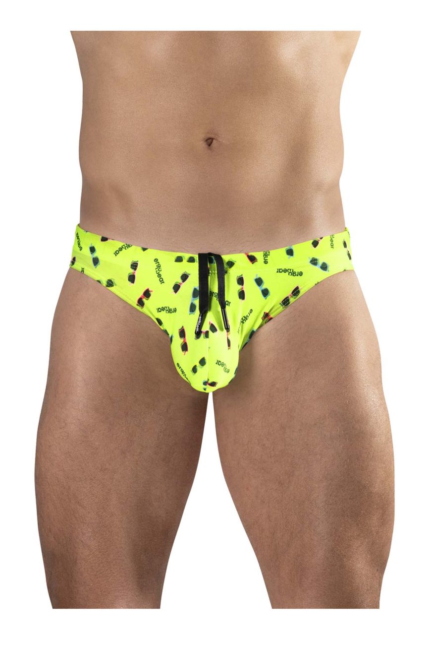 ErgoWear X4D SW Swim Briefs in Bright Yellow – men's swimwear