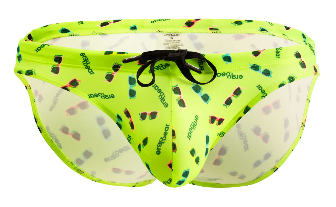 ErgoWear X4D SW Swim Briefs in Bright Yellow – men's swimwear