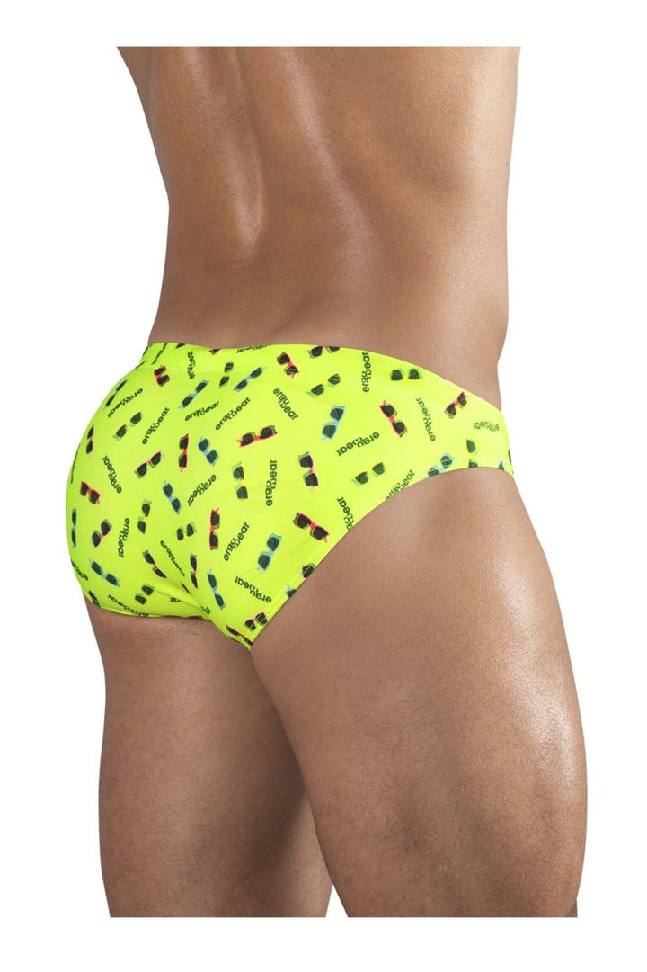 ErgoWear X4D SW Swim Briefs in Bright Yellow – men's swimwear