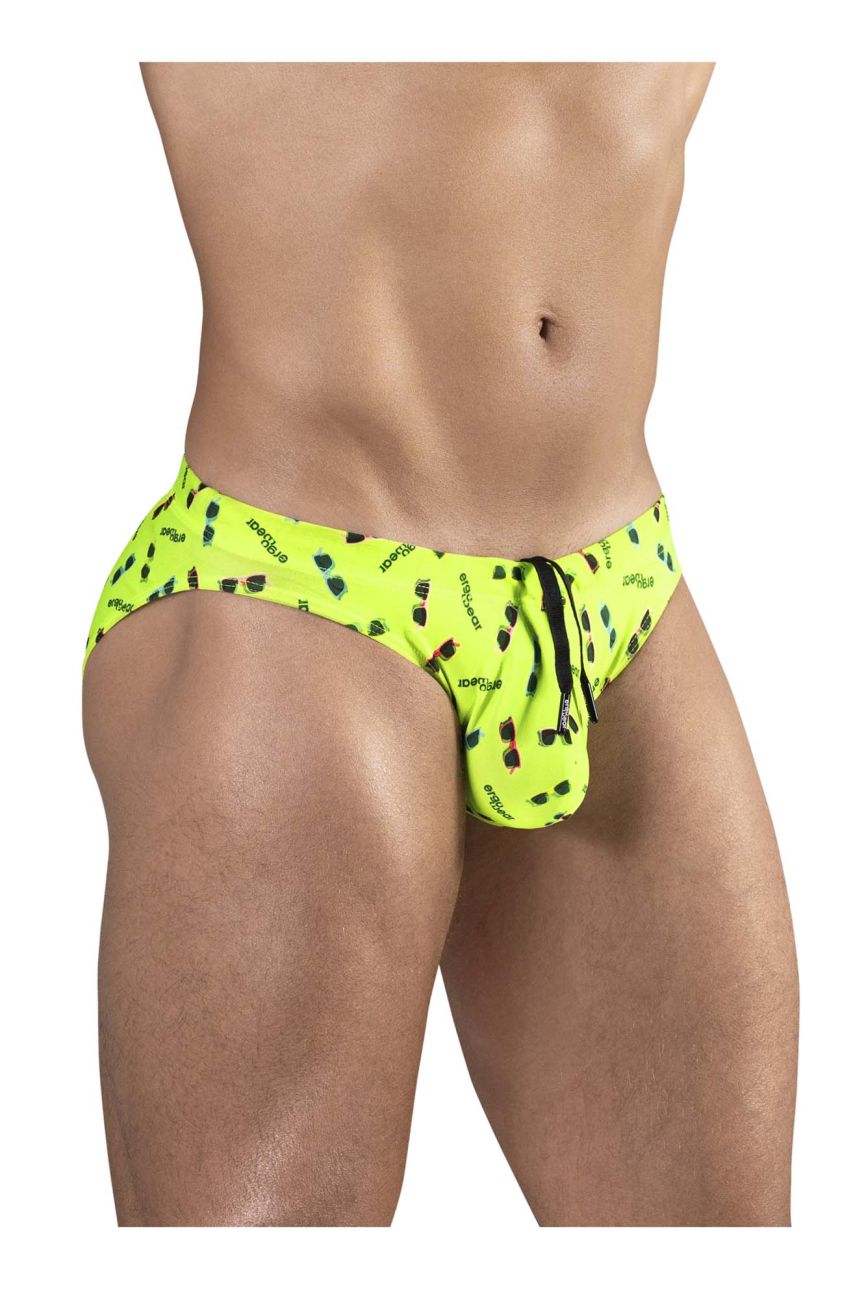 ErgoWear X4D SW Swim Briefs in Bright Yellow – men's swimwear
