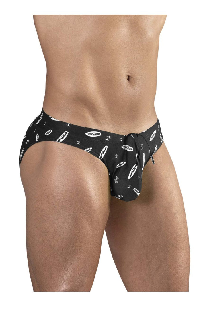 ErgoWear X4D SW Swim Briefs in Black/White – men's swimwear