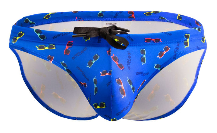 ErgoWear X4D SW Swim Briefs in Blue Sunglasses – men's swimwear