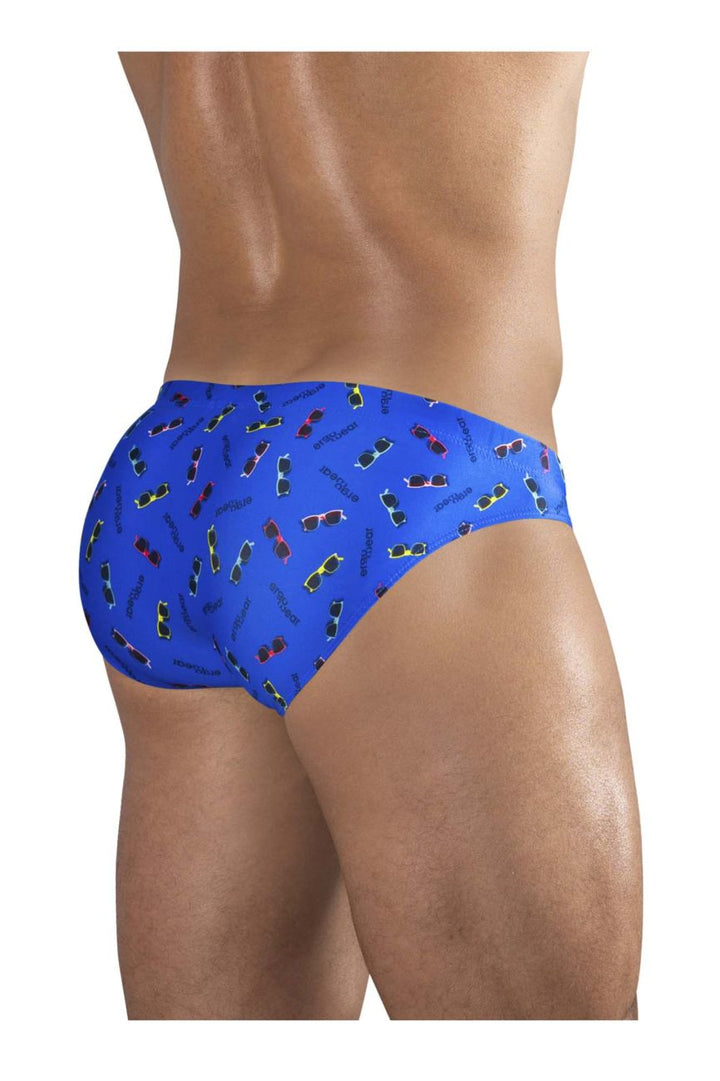 ErgoWear X4D SW Swim Briefs in Blue Sunglasses – men's swimwear