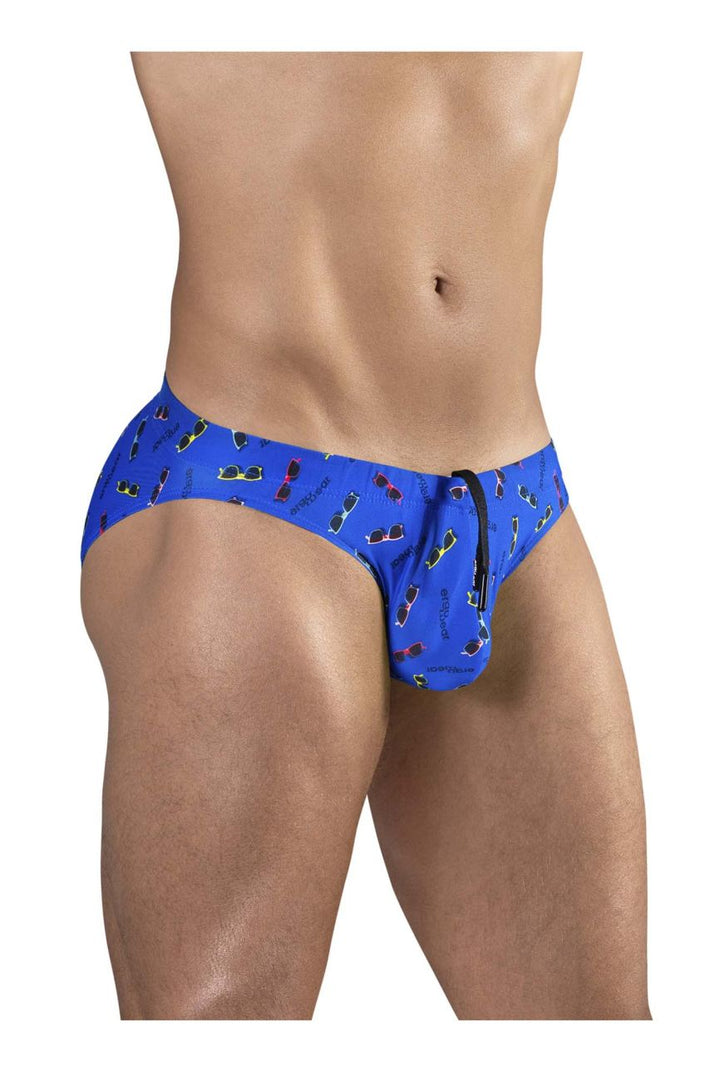 ErgoWear X4D SW Swim Briefs in Blue Sunglasses – men's swimwear