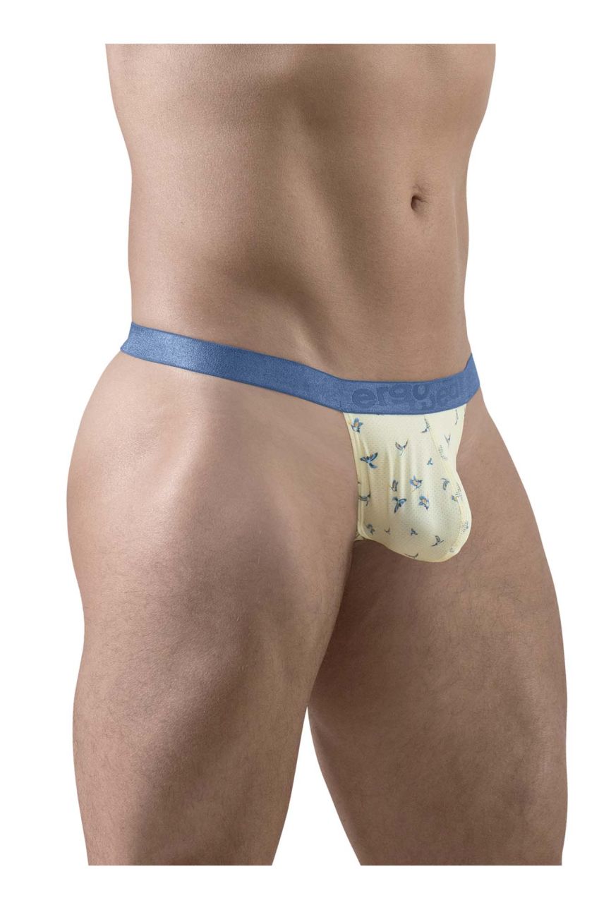 ErgoWear SLK SE Men's Thong in Vanilla Birds – men's thongs