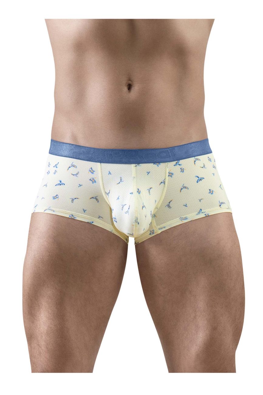 ErgoWear SLK SE Men's Trunk Underwear in Vanilla Birds – men's trunks