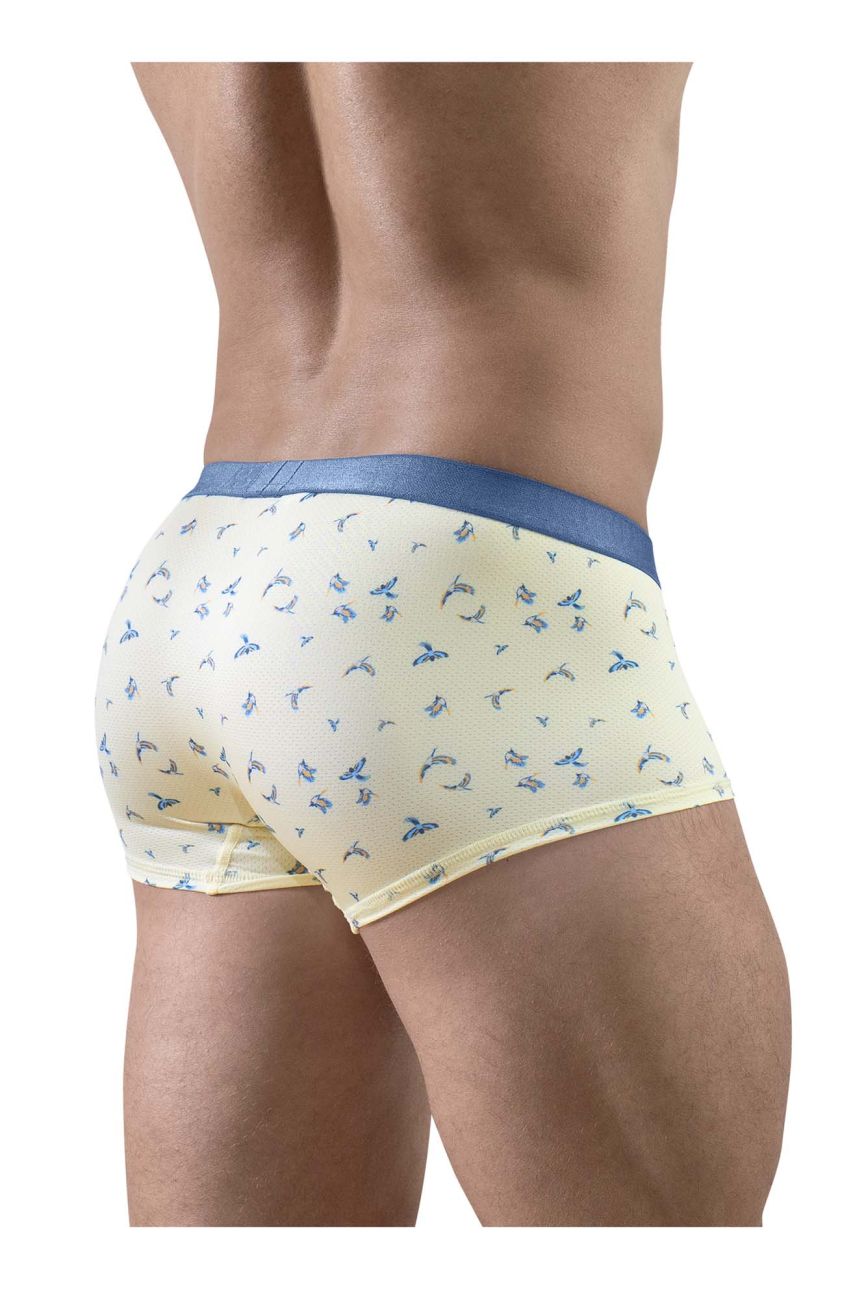 ErgoWear SLK SE Men's Trunk Underwear in Vanilla Birds – men's trunks
