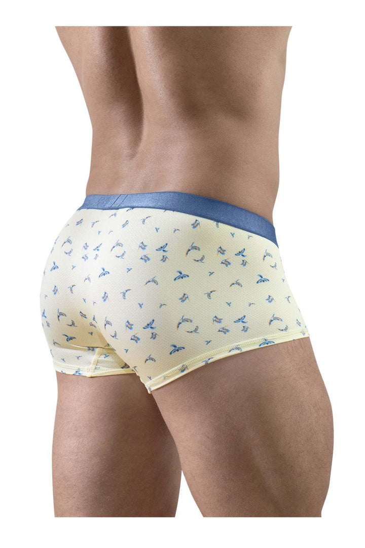 ErgoWear SLK SE Men's Trunk Underwear in Vanilla Birds – men's trunks