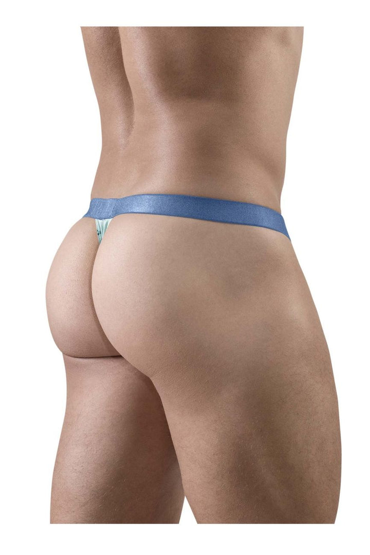 ErgoWear EW1776 SLK SE G-String in frost birds print – men's printed G-string underwear