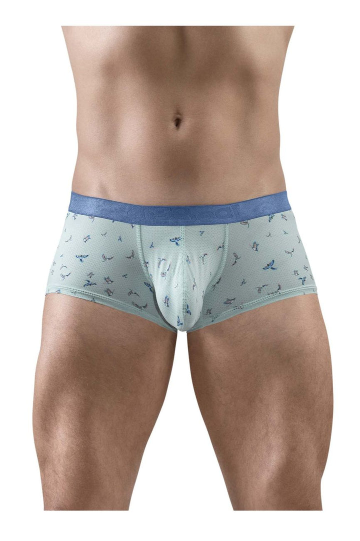 ErgoWear SLK SE Men's Trunk Underwear in Frost Birds – men's trunks