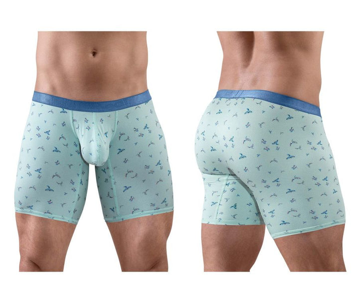 ErgoWear SLK SE Men's Boxer Brief in Frost Birds – men's boxer briefs