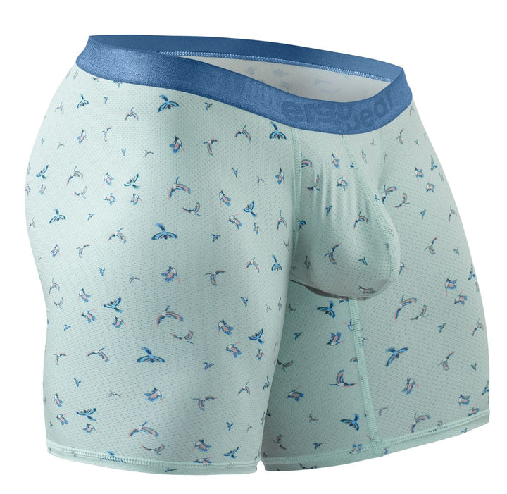 ErgoWear SLK SE Men's Boxer Brief in Frost Birds – men's boxer briefs