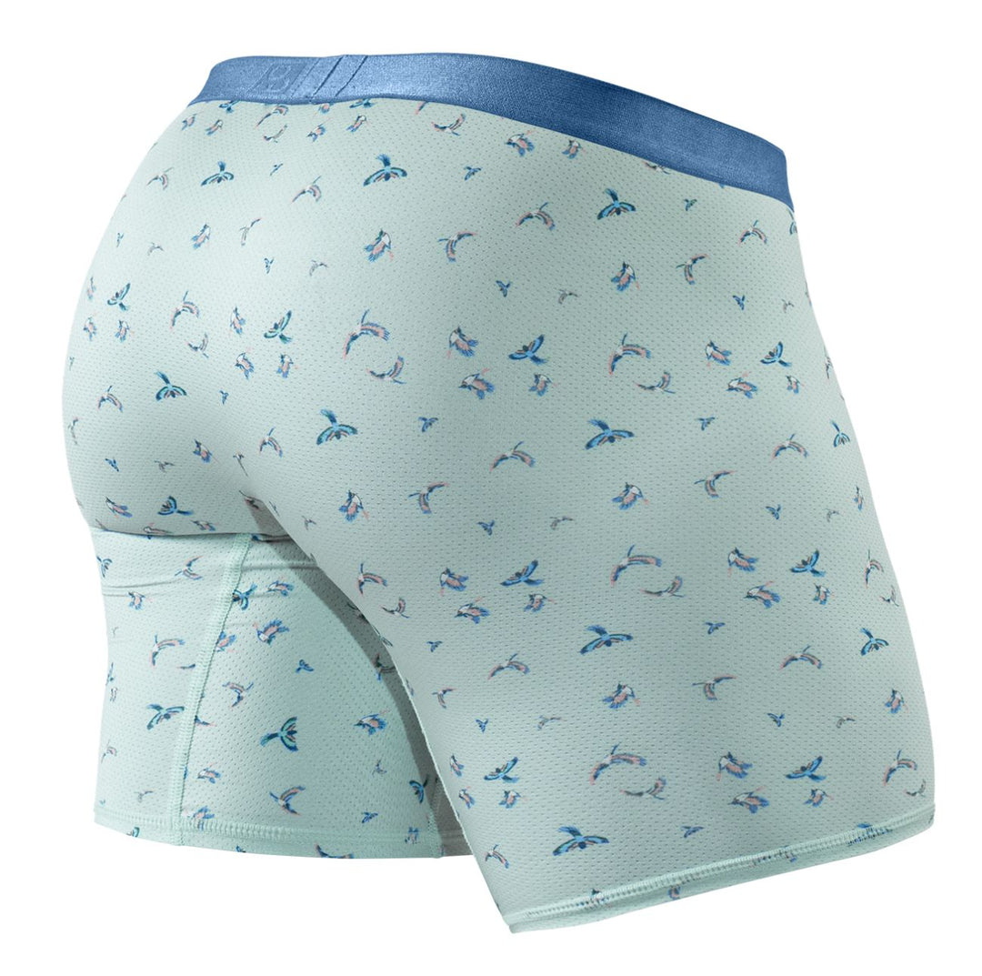 ErgoWear SLK SE Men's Boxer Brief in Frost Birds – men's boxer briefs