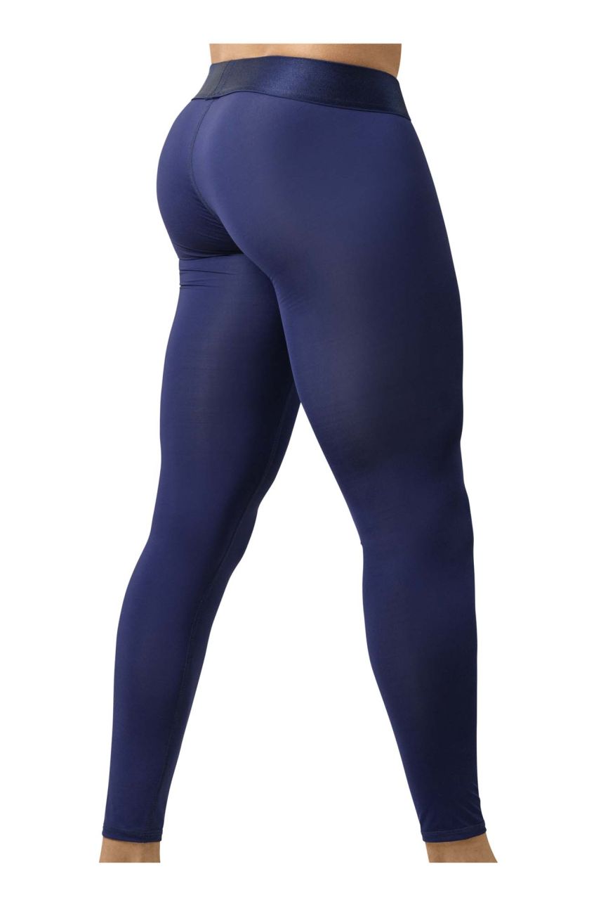 ErgoWear MAX BOLD Men's Compression Legging in Dark Blue – men's athletic pants