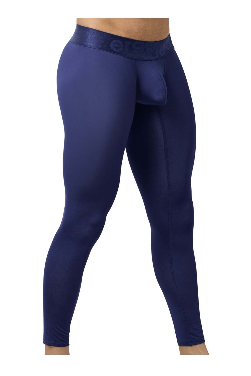 ErgoWear MAX BOLD Men's Compression Legging in Dark Blue – men's athletic pants