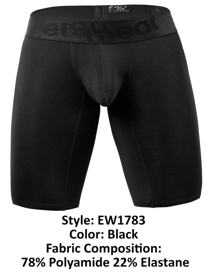 ErgoWear MAX BOLD Men's Trunk Underwear in Black – men's trunks