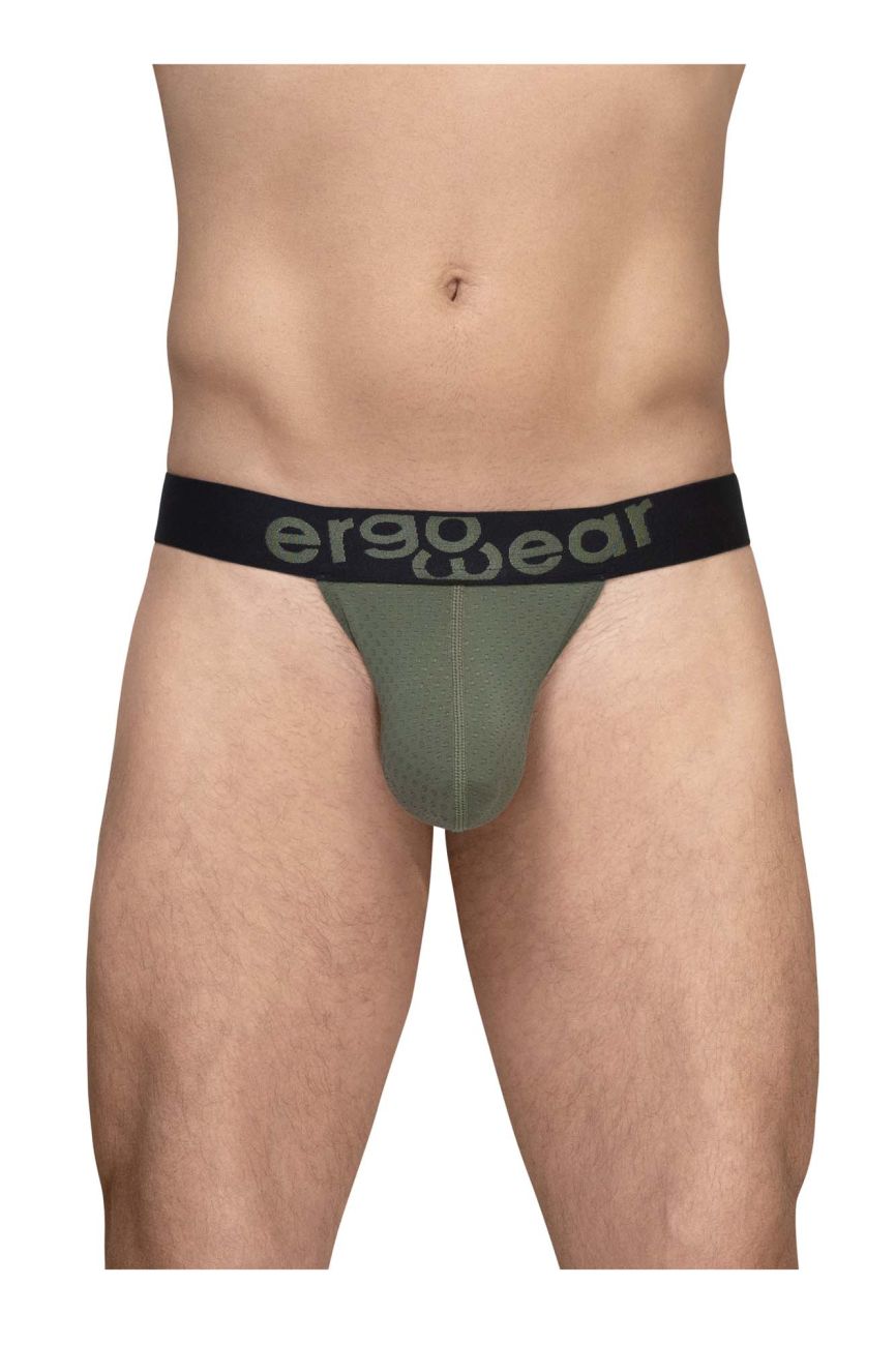ErgoWear MAX FLOW Men's Thong in Dark Green – men's thongs