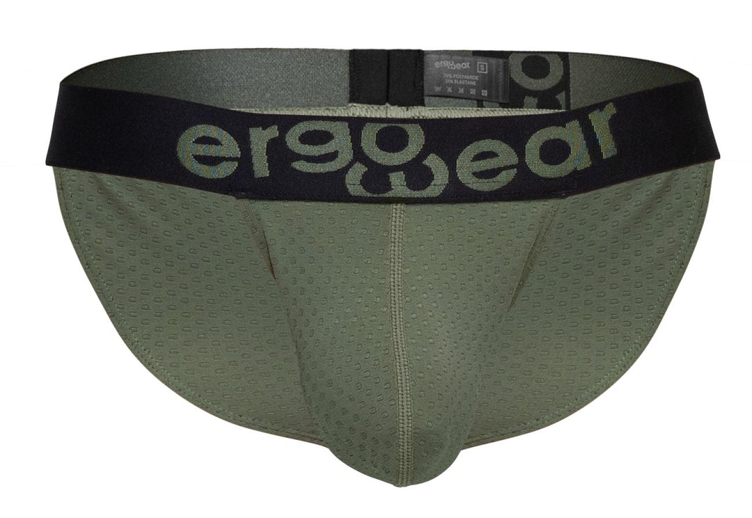 ErgoWear MAX FLOW Men's Bikini Brief in Dark Green – men's briefs