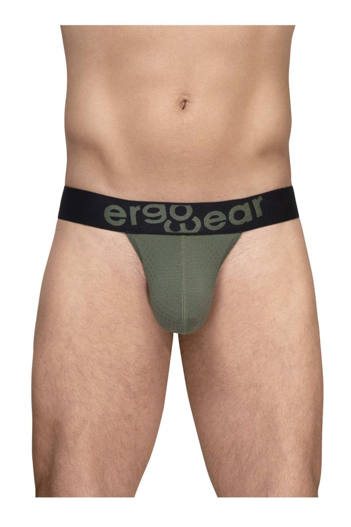 ErgoWear MAX FLOW Men's Bikini Brief in Dark Green – men's briefs