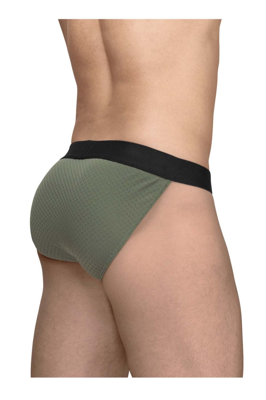 ErgoWear MAX FLOW Men's Bikini Brief in Dark Green – men's briefs