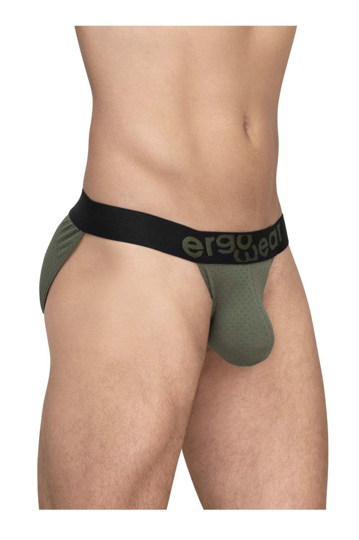 ErgoWear MAX FLOW Men's Bikini Brief in Dark Green – men's briefs