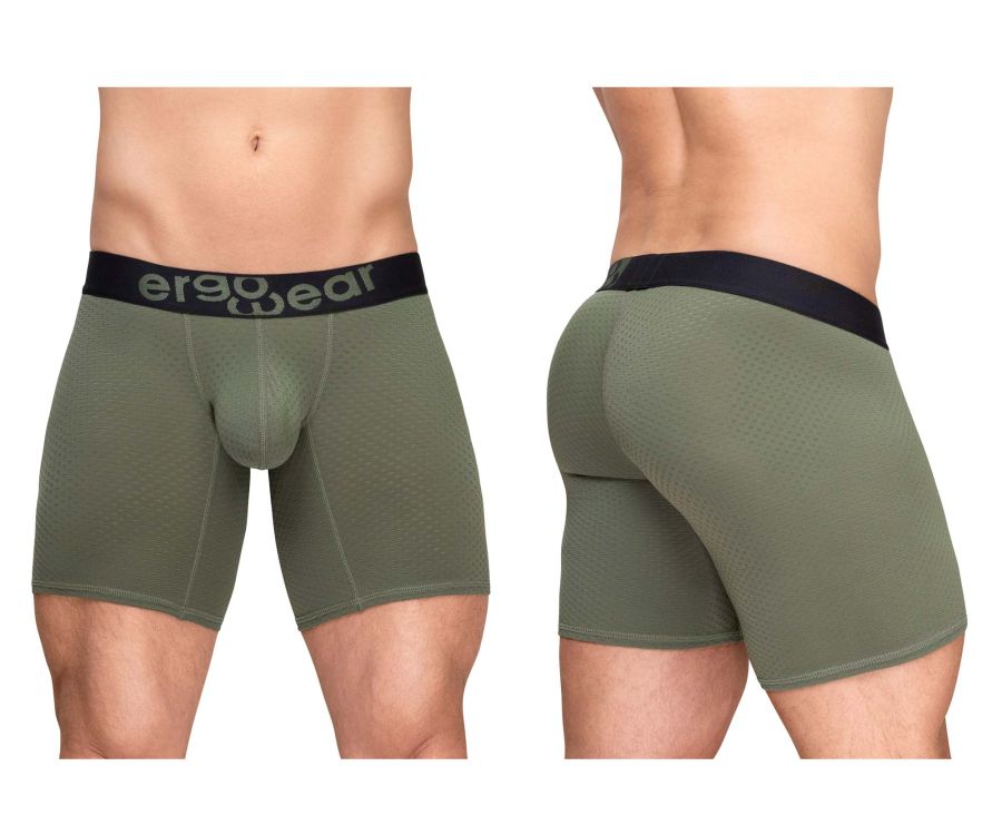 ErgoWear MAX FLOW Men's Boxer Brief in Dark Green – men's boxer briefs