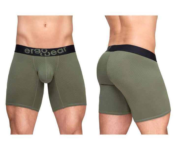 ErgoWear MAX FLOW Men's Boxer Brief in Dark Green – men's boxer briefs
