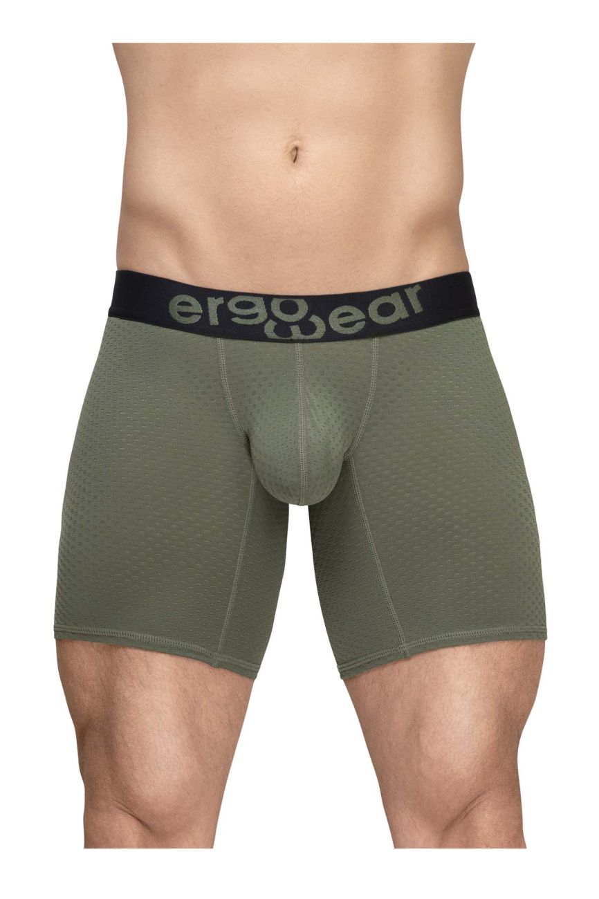 ErgoWear MAX FLOW Men's Boxer Brief in Dark Green – men's boxer briefs