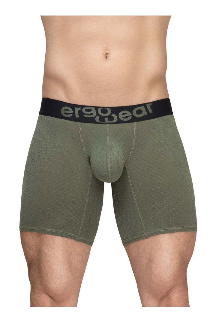 ErgoWear MAX FLOW Men's Boxer Brief in Dark Green – men's boxer briefs