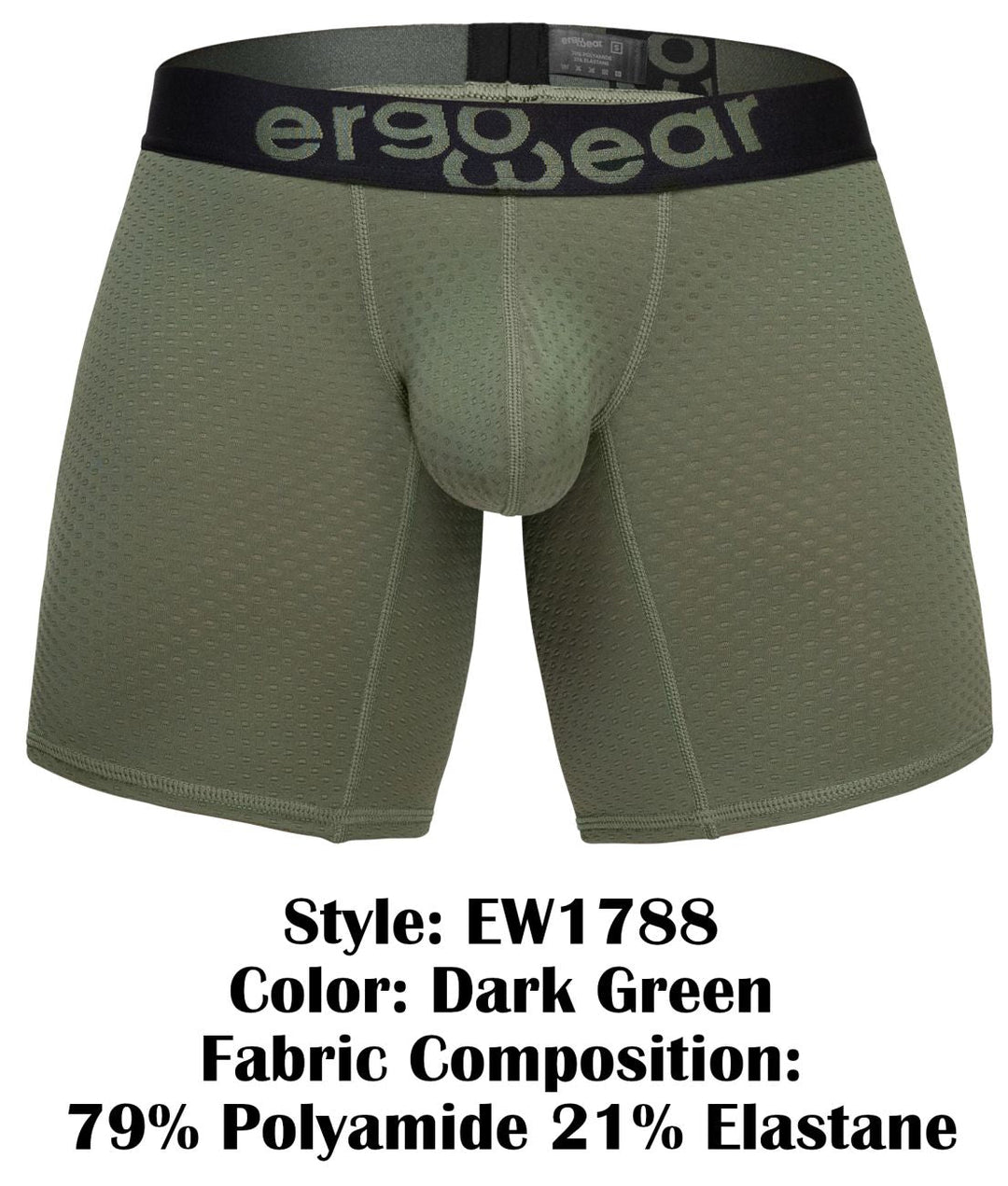ErgoWear MAX FLOW Men's Boxer Brief in Dark Green – men's boxer briefs