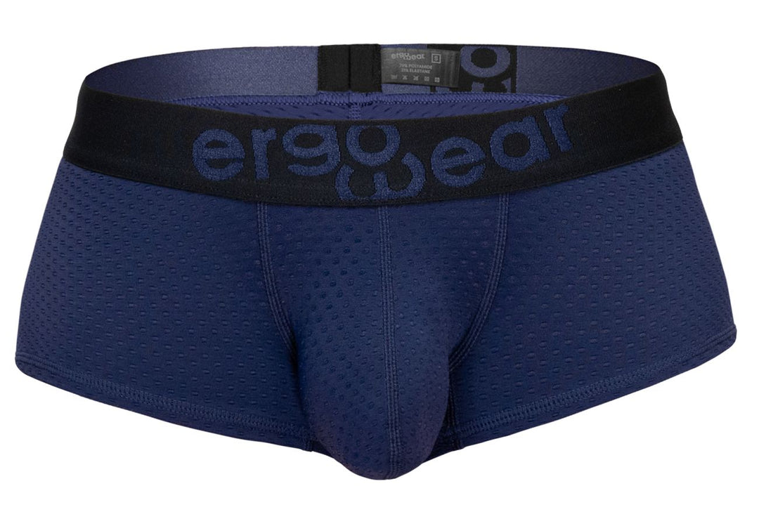 ErgoWear MAX FLOW Men's Trunk Underwear in Dark Blue – men's trunks