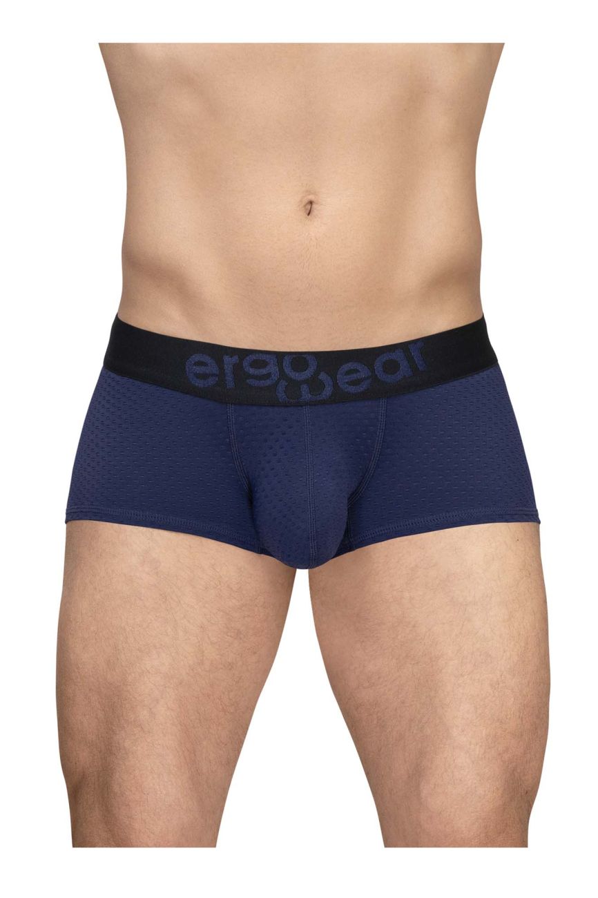 ErgoWear MAX FLOW Men's Trunk Underwear in Dark Blue – men's trunks