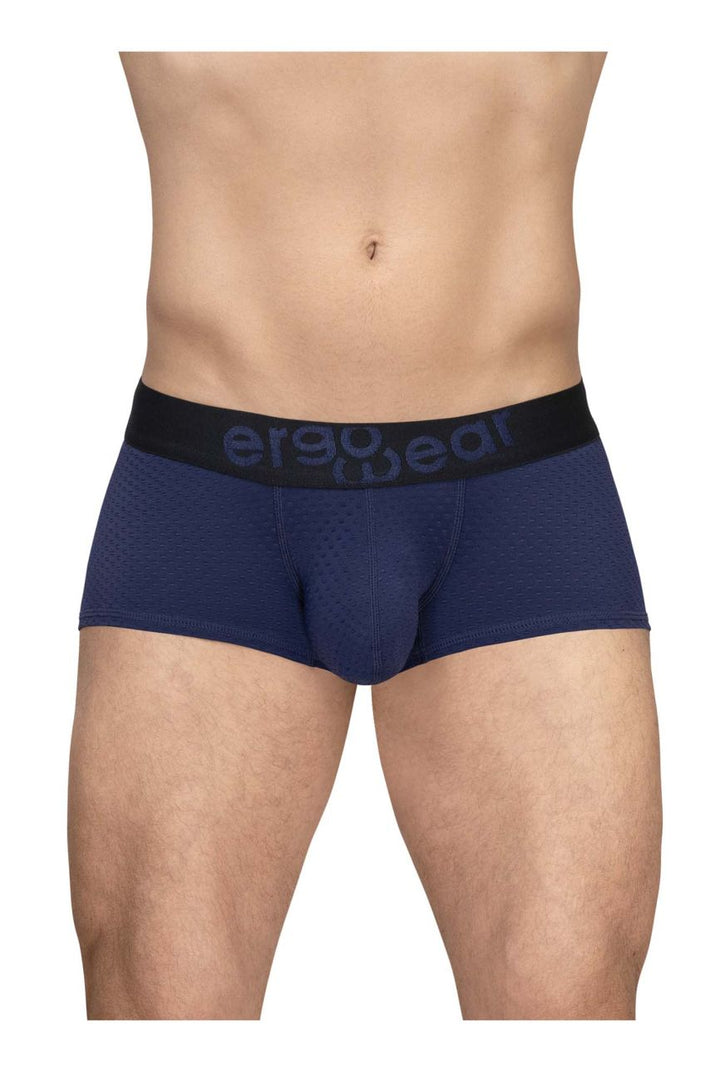 ErgoWear MAX FLOW Men's Trunk Underwear in Dark Blue – men's trunks