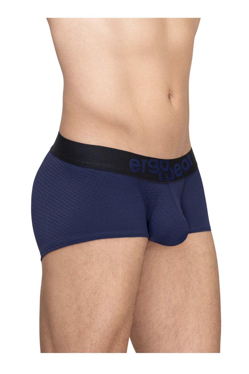 ErgoWear MAX FLOW Men's Trunk Underwear in Dark Blue – men's trunks