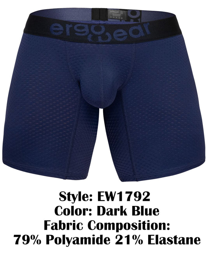 ErgoWear MAX FLOW Men's Boxer Brief in Dark Blue – men's boxer briefs