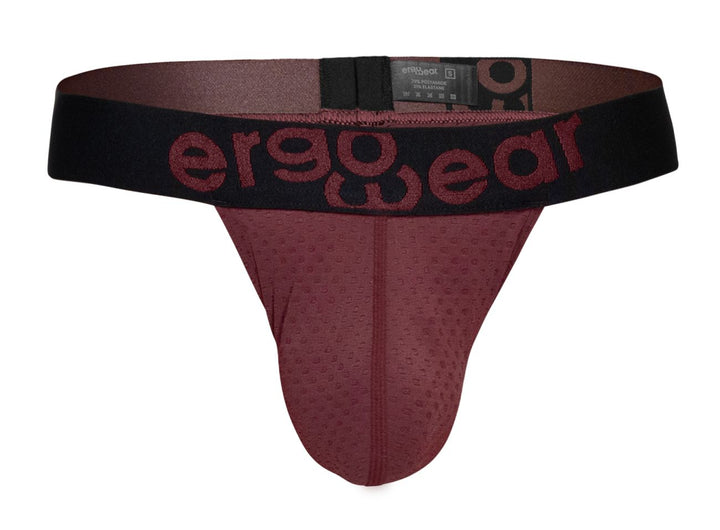 ErgoWear MAX FLOW Men's Thong in Burgundy – men's thongs