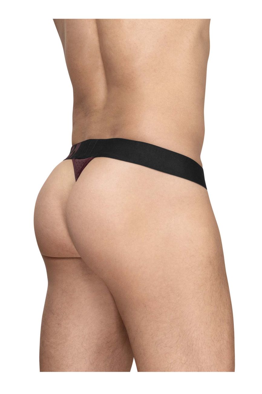 ErgoWear MAX FLOW Men's Thong in Burgundy – men's thongs