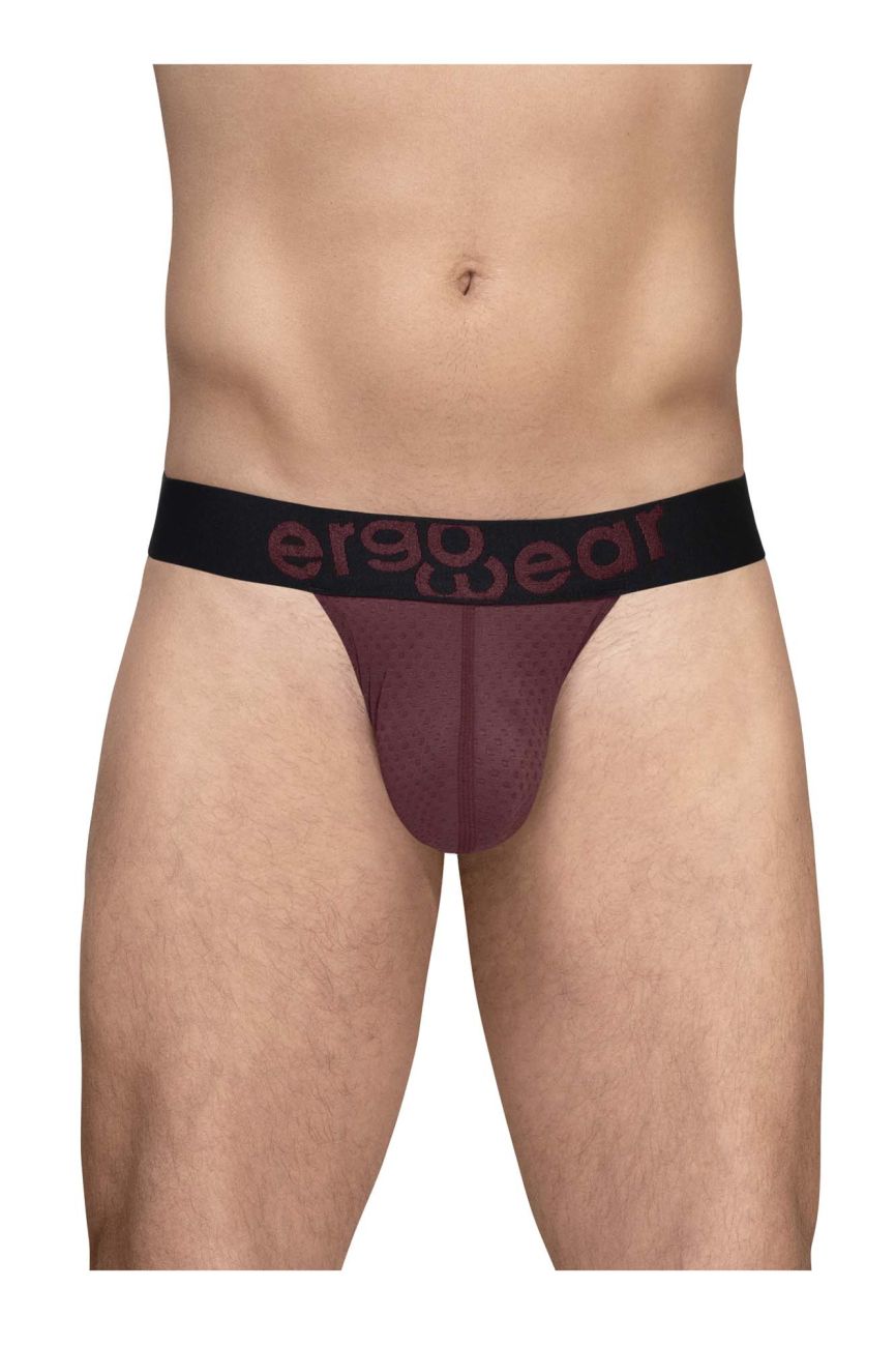 ErgoWear MAX FLOW Men's Bikini Brief in Burgundy – men's briefs