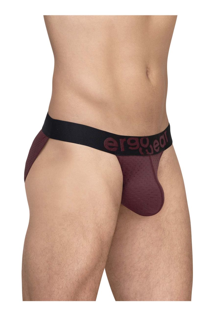 ErgoWear MAX FLOW Men's Bikini Brief in Burgundy – men's briefs