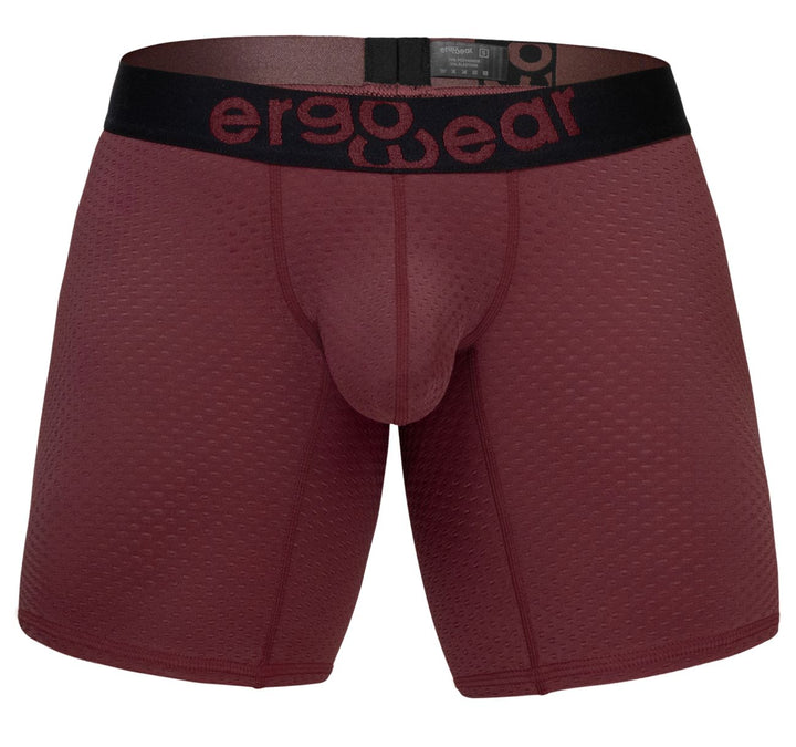 ErgoWear MAX FLOW Men's Boxer Brief in Burgundy – men's boxer briefs