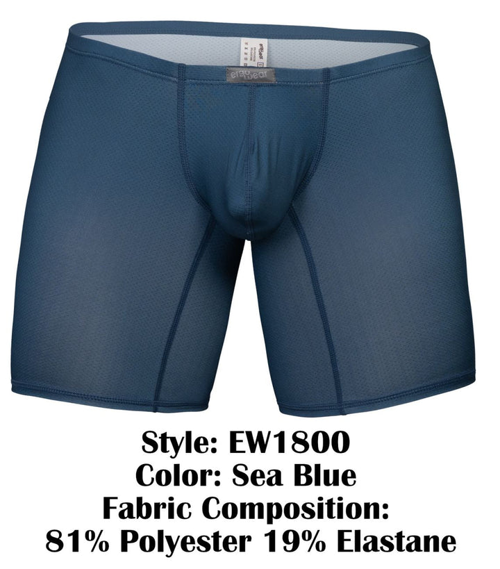 ErgoWear X4D SE Men's Boxer Brief in Sea Blue – men's boxer briefs
