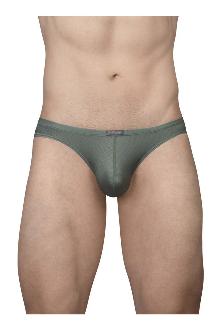 ErgoWear X4D SE Men's Bikini Brief in Olive Green – men's briefs