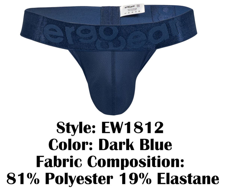 ErgoWear MAX BOLD SE Men's Thong in Dark Blue – men's thongs