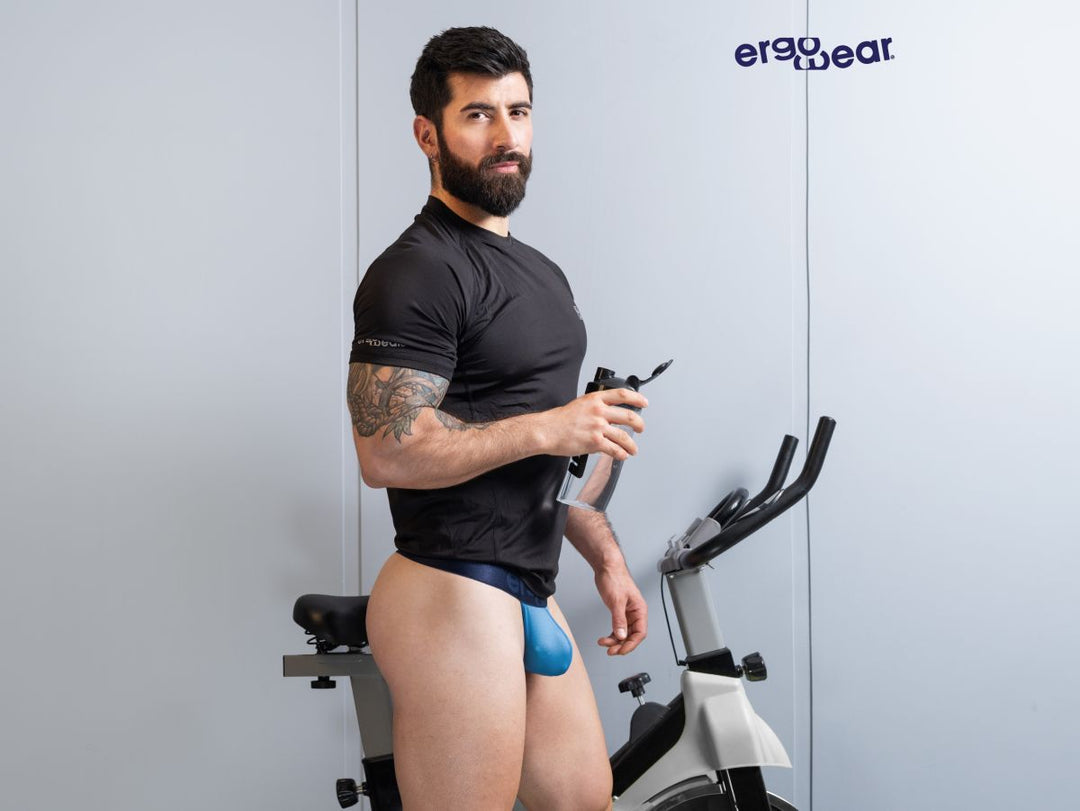 ErgoWear MAX BOLD SE Men's Thong in River Blue – men's thongs