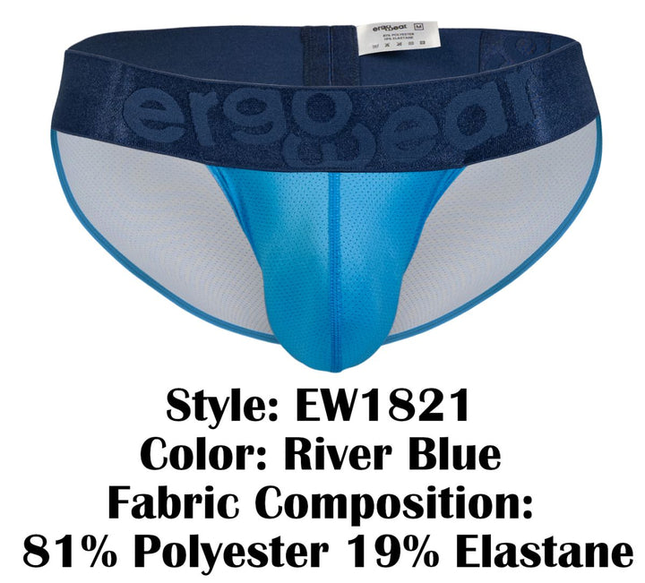 ErgoWear MAX BOLD SE Men's Bikini Brief in River Blue – men's briefs