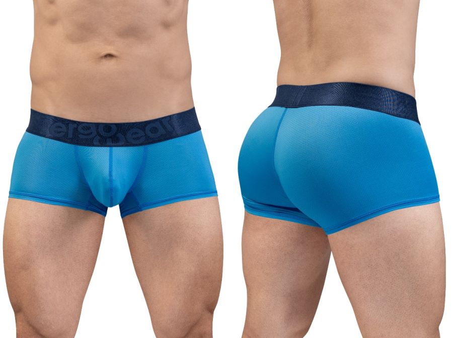 ErgoWear MAX BOLD SE Men's Trunk Underwear in River Blue – men's trunks